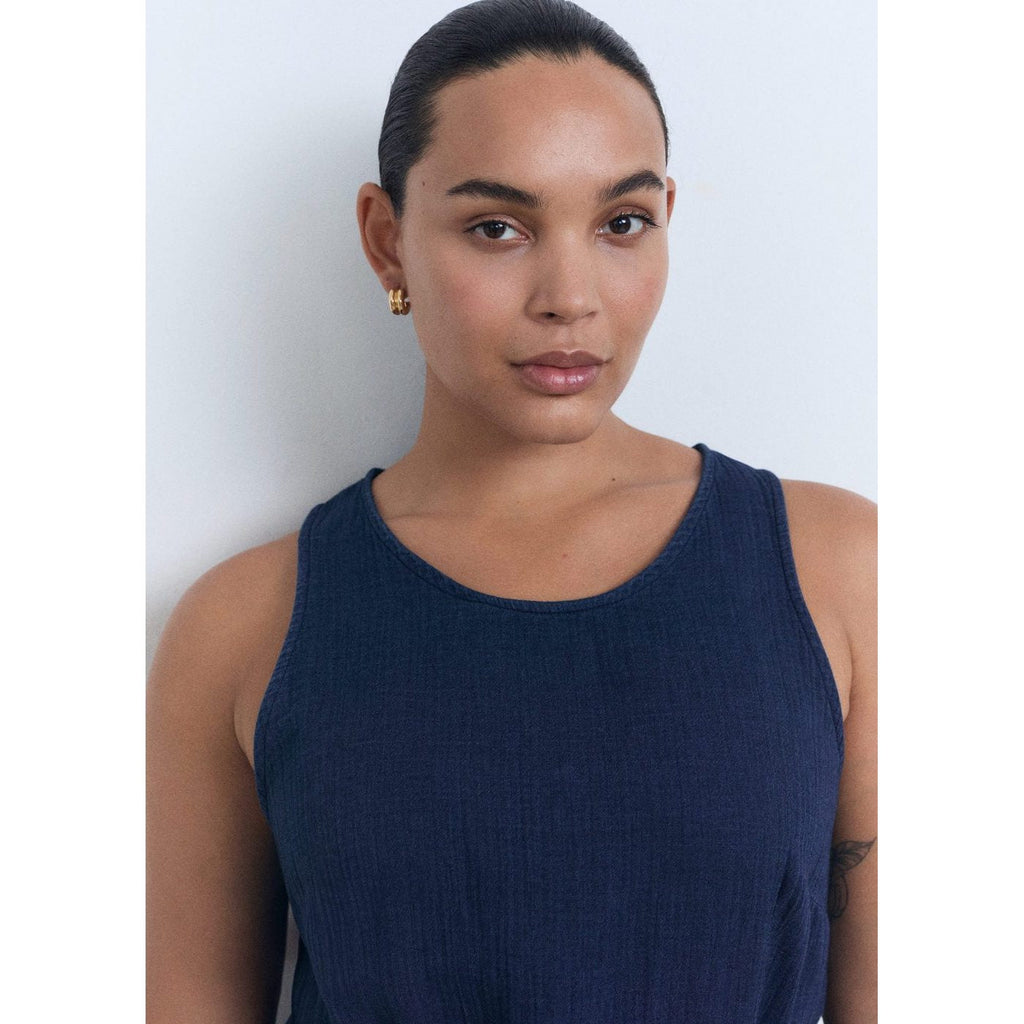 Combinaison Denim Fluide Ceinture