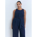 Combinaison Denim Fluide Ceinture