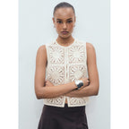 Gilet Maille Crochet
