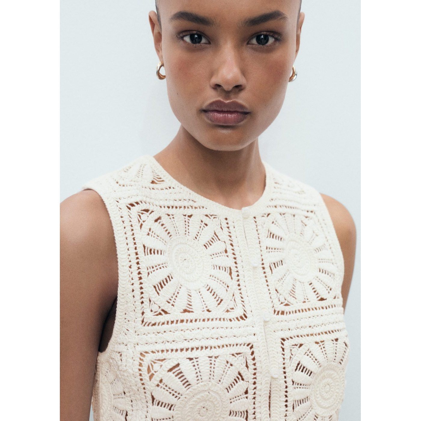 Gilet Maille Crochet