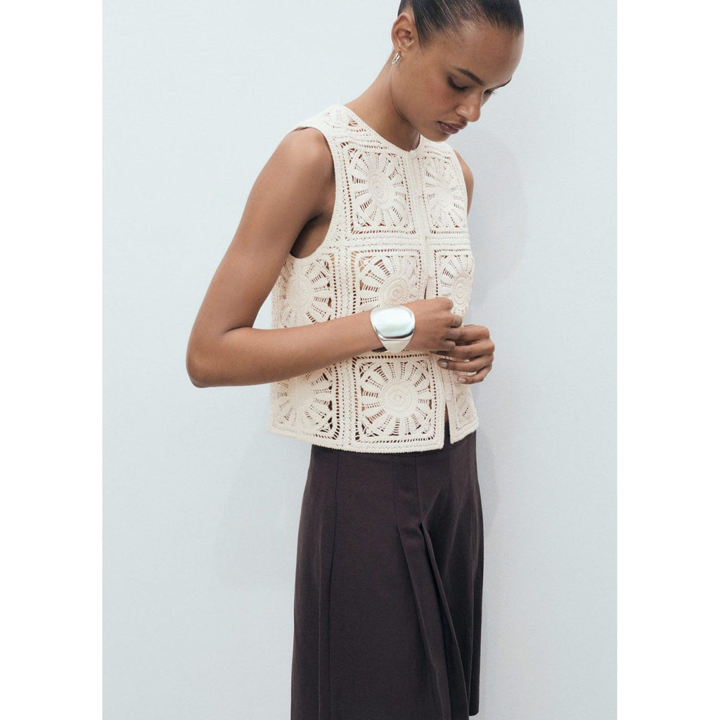 Gilet Maille Crochet