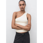 Top Maille Asymétrique