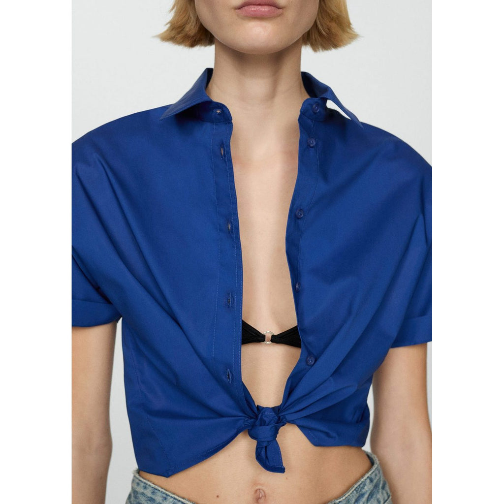 Chemise Crop 100 % Coton