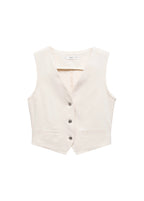 Gilet En Jean Boutons