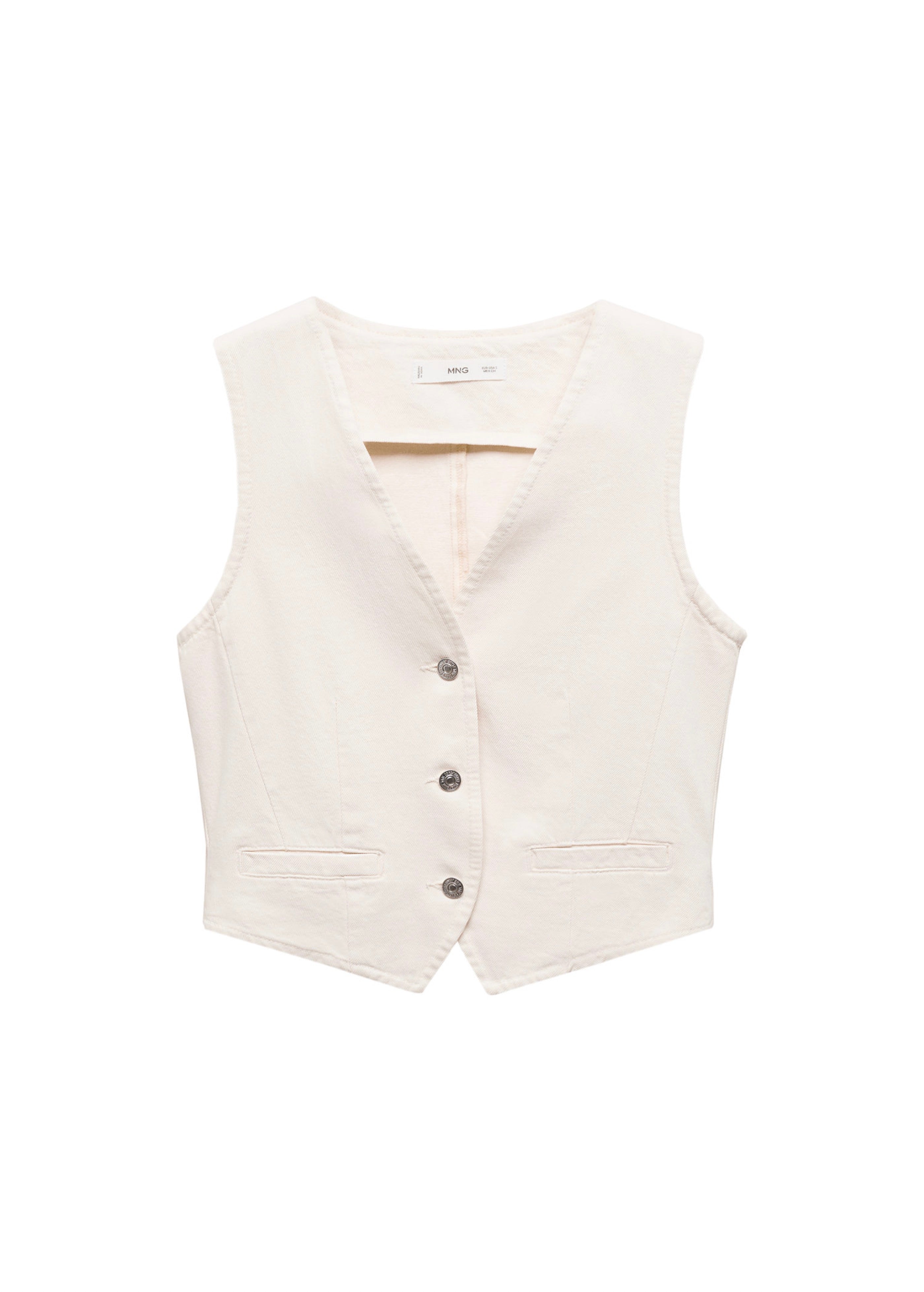 Gilet En Jean Boutons