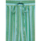 Pantalon Droit À Rayures