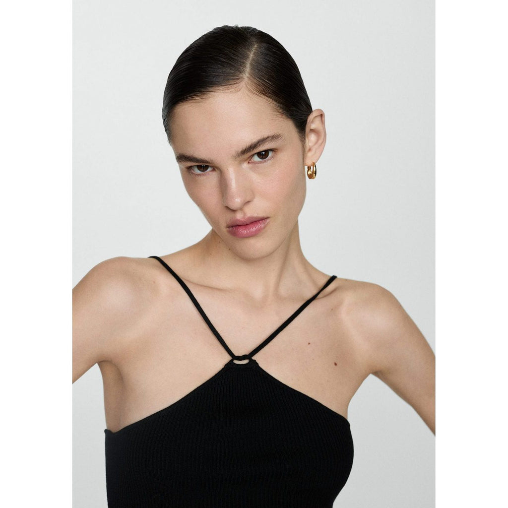 Top Maille Fil Métallisé