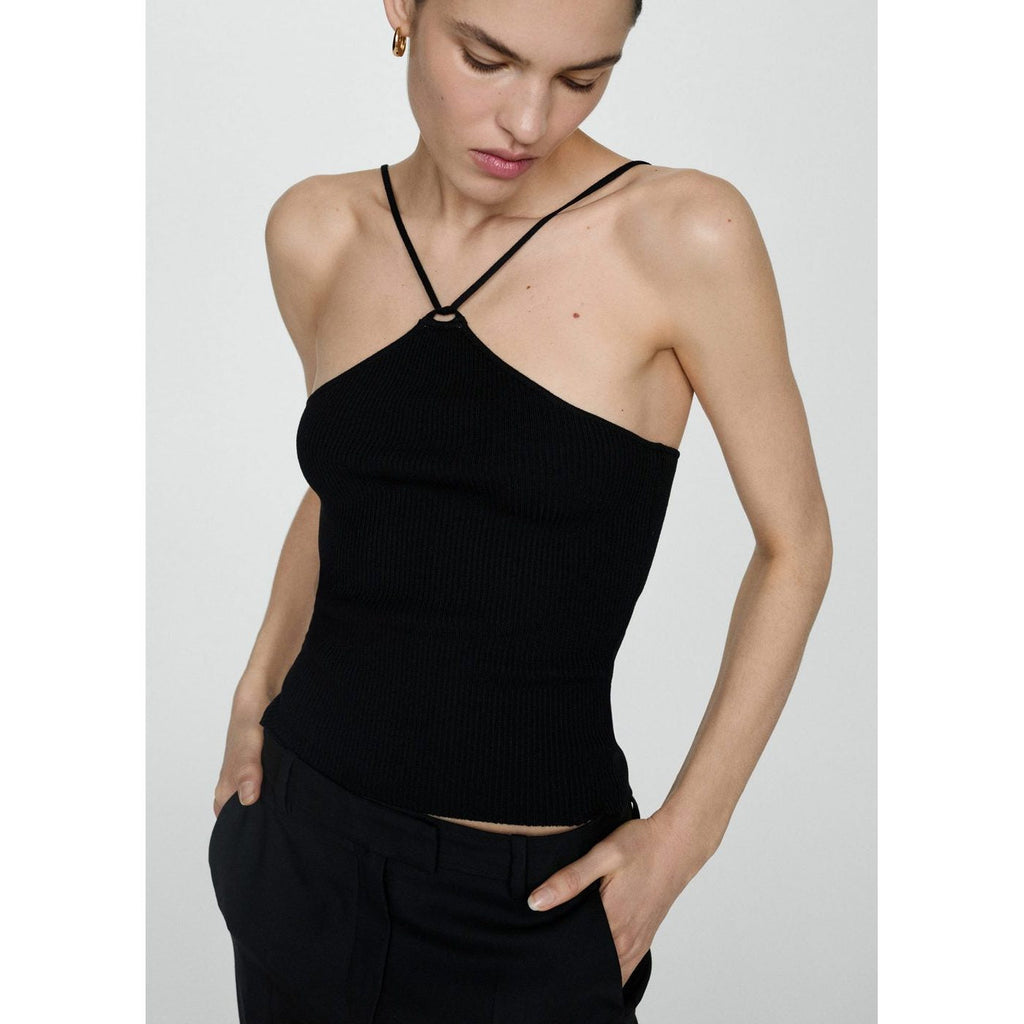 Top Maille Fil Métallisé