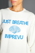Le Sweatshirt Eddie Calico En Coton Organique Naturel Fabriqué Au Portugal