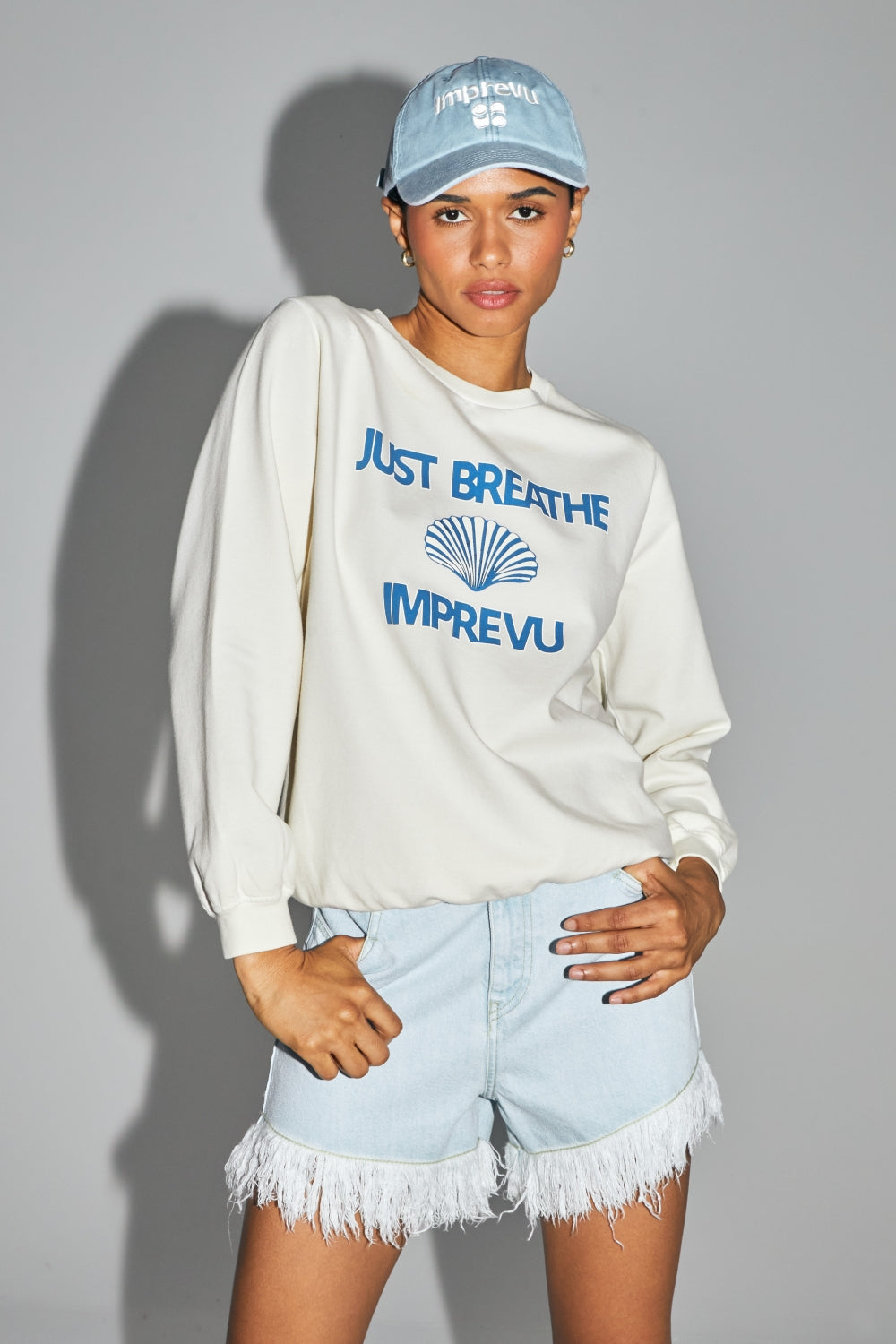 Le Sweatshirt Eddie Calico En Coton Organique Naturel Fabriqué Au Portugal