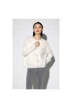 Le Cardigan Angelo Baby Alpaga Blanc Fabriqué En Italie