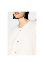 Le Cardigan Angelo Baby Alpaga Blanc Fabriqué En Italie