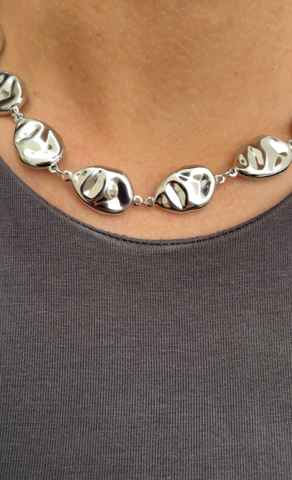Collier Hammered Pieces