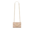 Saint Laurent - Sac Envelope Small - Femme - Beige