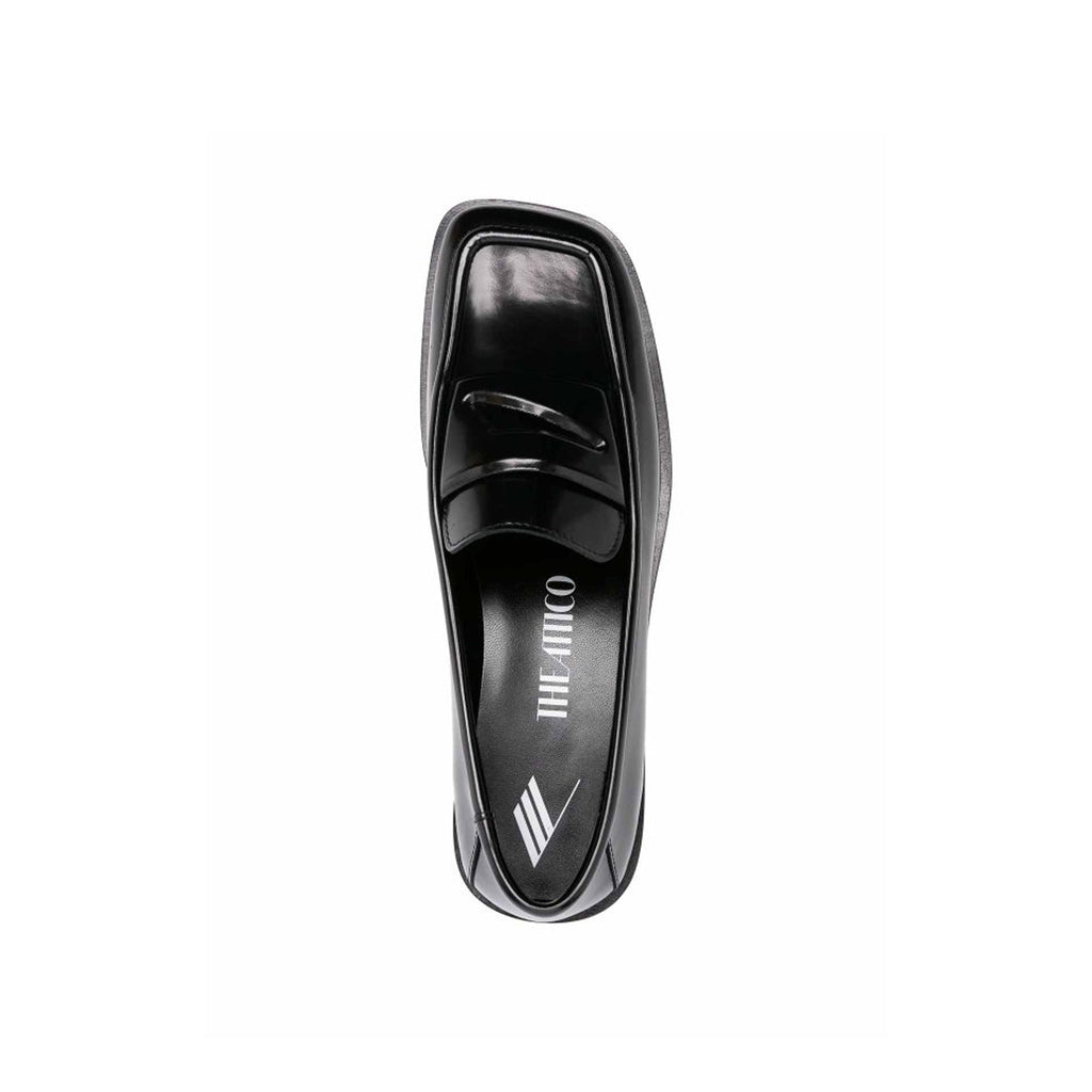 Mocassins The Attico Amanda Leather - Black - Femme