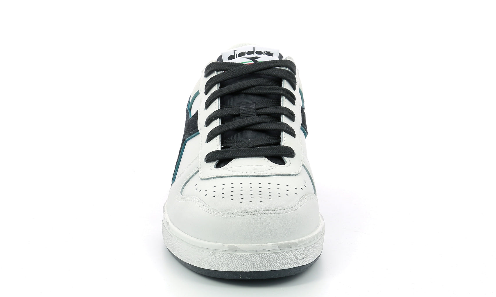 Diadora - Sneakers Basses Magic Bas Low I - White/Black/Pacific - Mixte