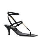 Sandales Saint Laurent Cassandra Heeled - Black - Femme