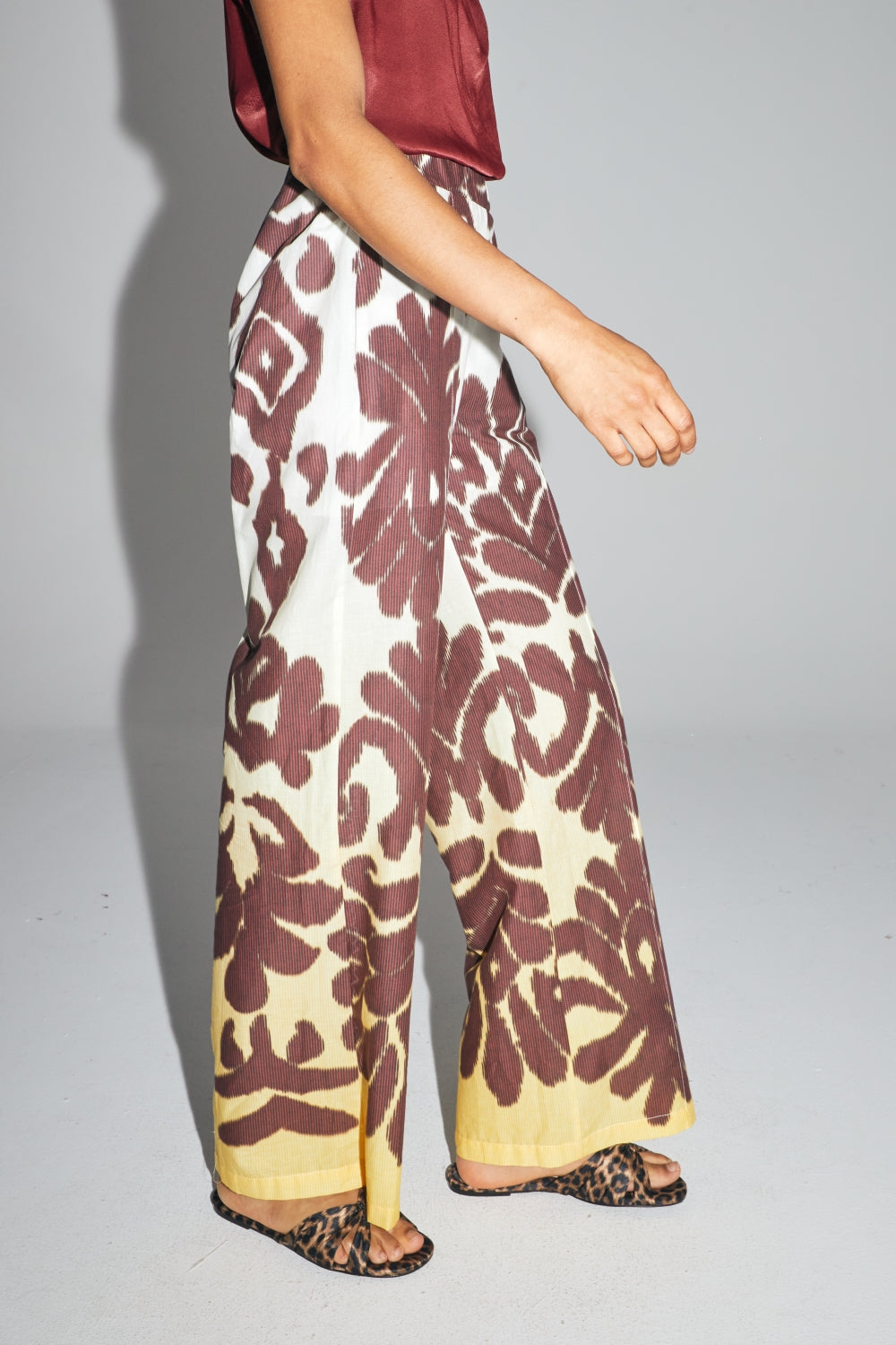 Le Pantalon Max Imprimé Éclipse Fabriqué En Italie