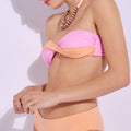 Haut De Maillot Bandeau Twist - Peach