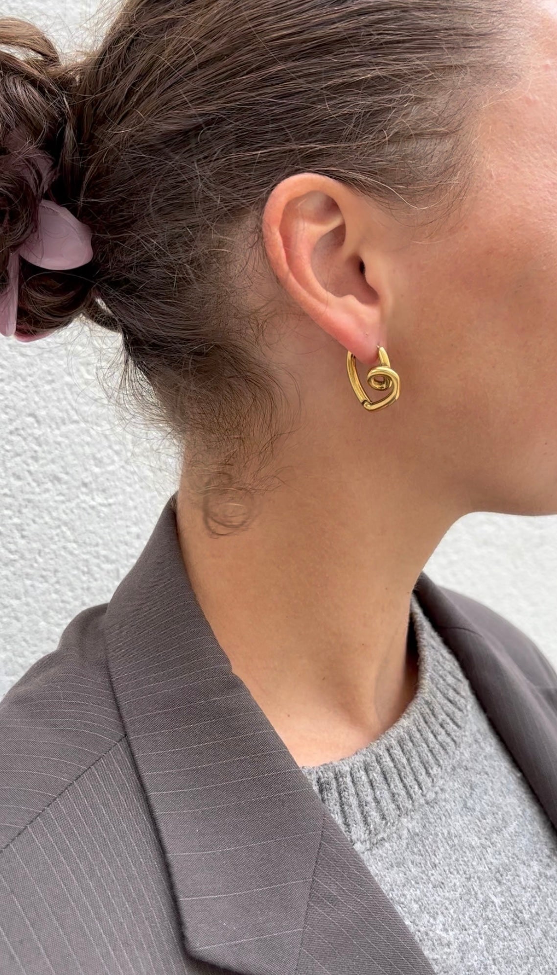 Boucles D'Oreilles Enroll Heart