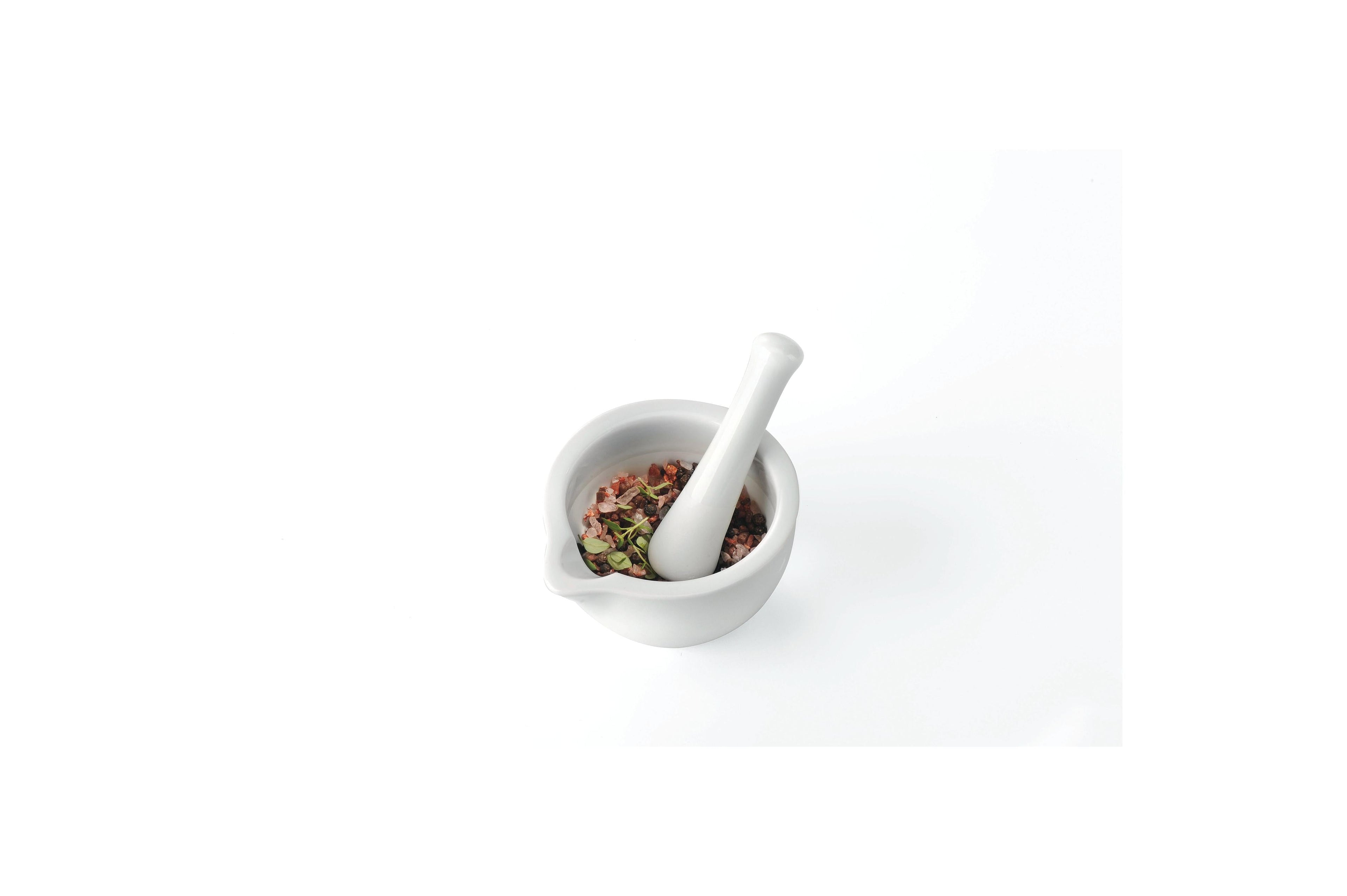 Macino - Mortier - Porcelaine - Blanc