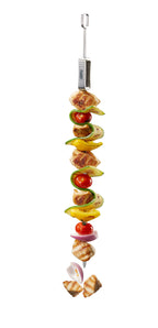 Bbq - Set De 5 Piques À Brochettes - Argent