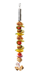 Bbq - Set De 5 Piques À Brochettes - Argent