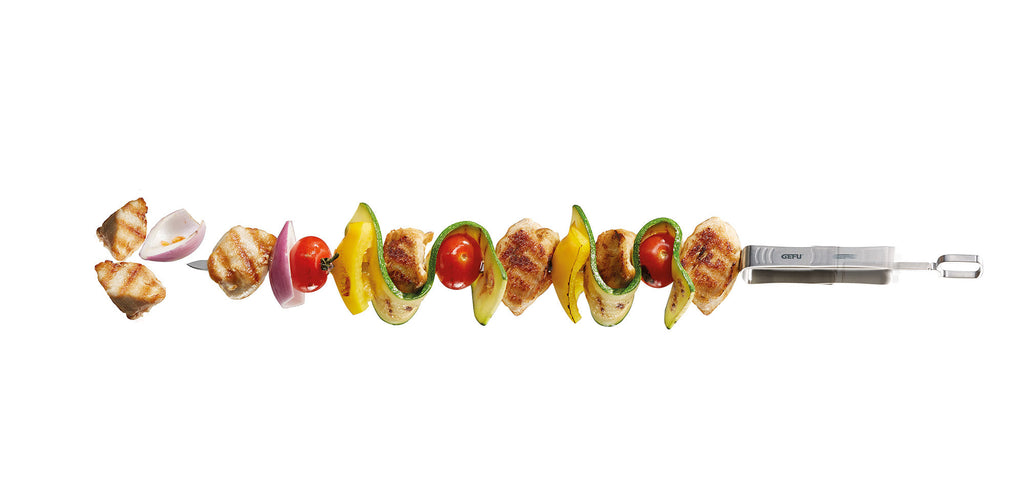 Bbq - Set De 5 Piques À Brochettes - Argent