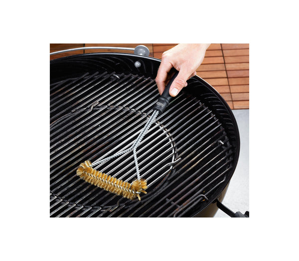 Bbq - Brosse Triangle - Noir/Argent