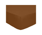 Drap Housse Mura - 100% Percale De Coton 80Fils - Ocre