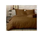 Drap Housse Mura - 100% Percale De Coton 80Fils - Ocre