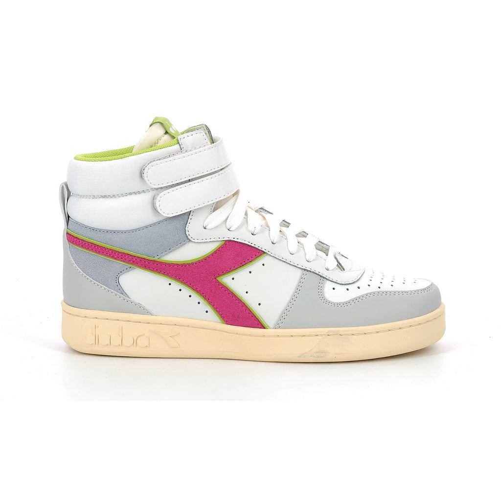 Diadora - Sneakers Haut Magic Bas Mid W - White/Lunar Rock - Femme