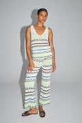 Le Top Noa En Crochet Colorful De Coton Oeko-Tex Fabriqué En Italie