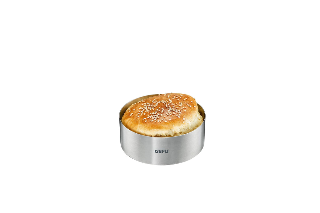 Bbq - Moule Pour Hamburger Barbecue - Acier Inoxydable - Ø : 10,8 Cm - Argent