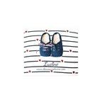 Chaussures Baskets Tennis En Toiles À Lacets Et Élastiques - Bleu Marine - Mixte