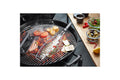 Bbq - Grille À Poisson Pour Barbecue - Acie Inoxydable - 49,5 X 12 X 2,3 Cm - Noir/Argent