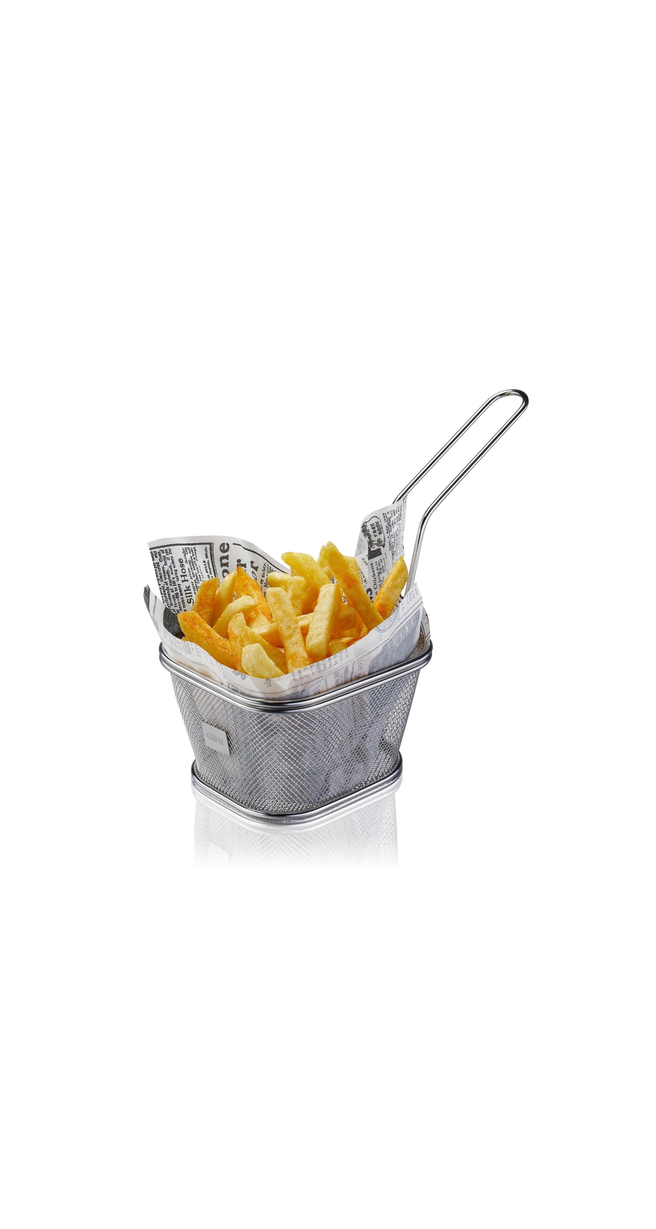 Bbq - Mini-Panier De Service Pour Barbecue, Grand - Argent