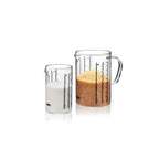 Meti - Ensemble De Verres Mesureurs, 2 Pièces - Transparent