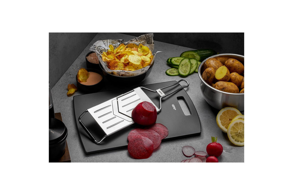 Raspini - V-Mandoline - Acier Inoxydable - Noir/Argent