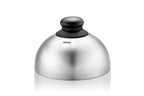 Bbq - Cloche À Burger Et Fondant - Noir/Argent