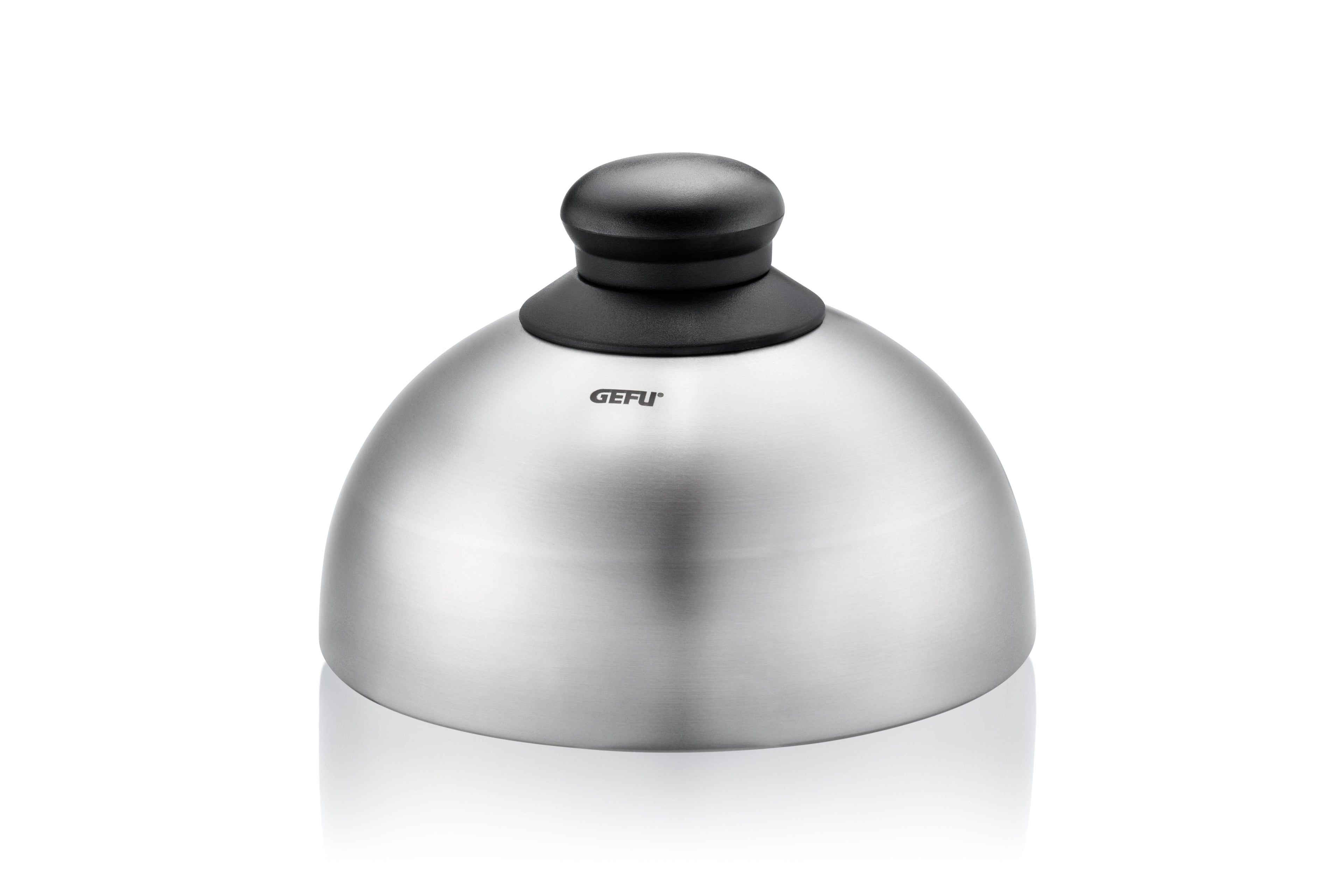Bbq - Cloche À Burger Et Fondant - Noir/Argent