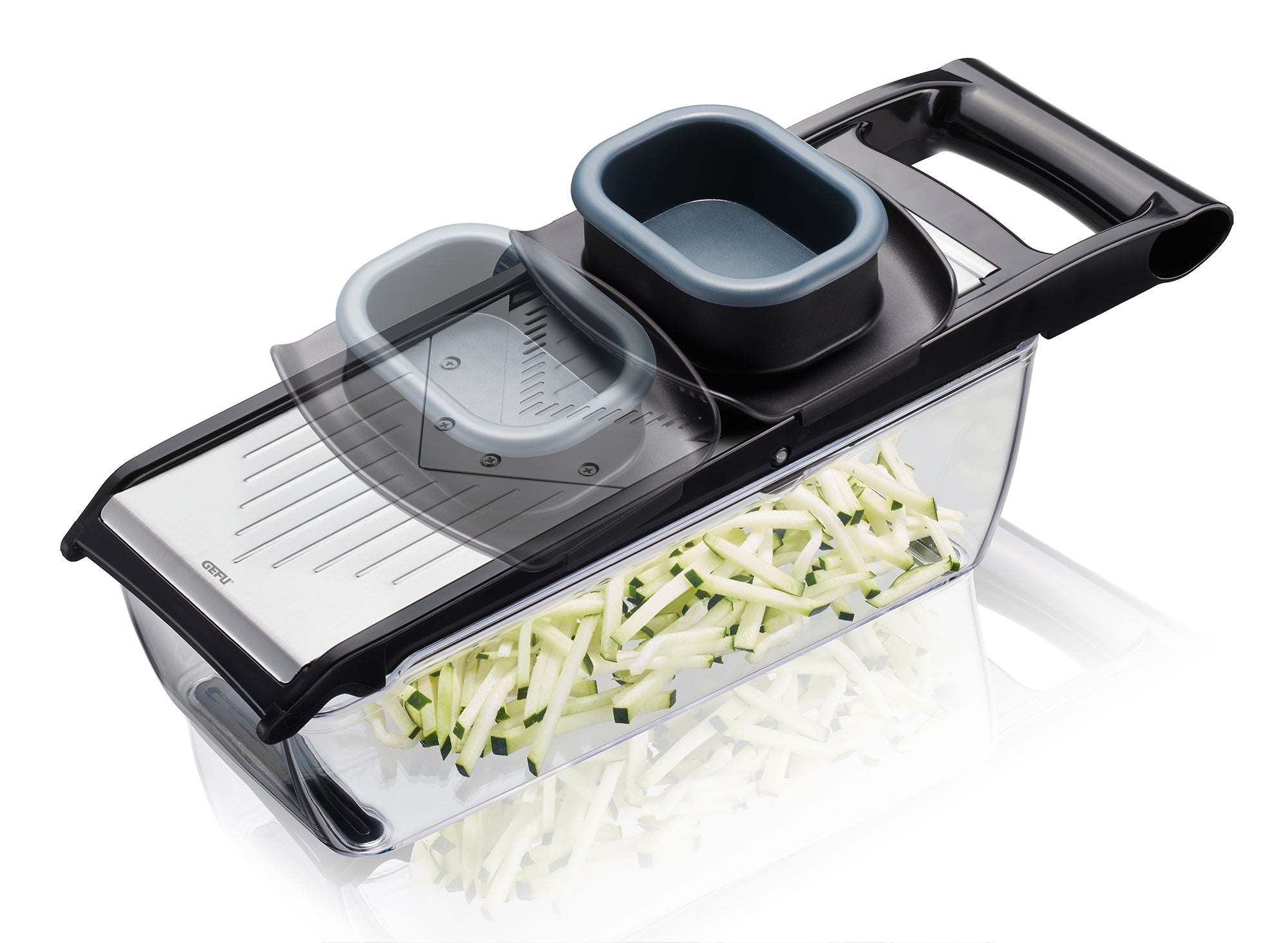 Collect - Mandoline Multifonctions En Julienne - Noir/Gris