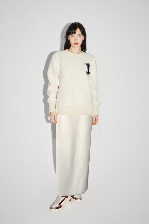 La Maxi Jupe Blake Preppy White