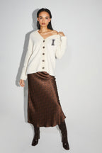 La Veste Cardigan Jackson Preppy White