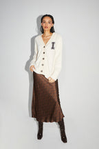 La Veste Cardigan Jackson Preppy White