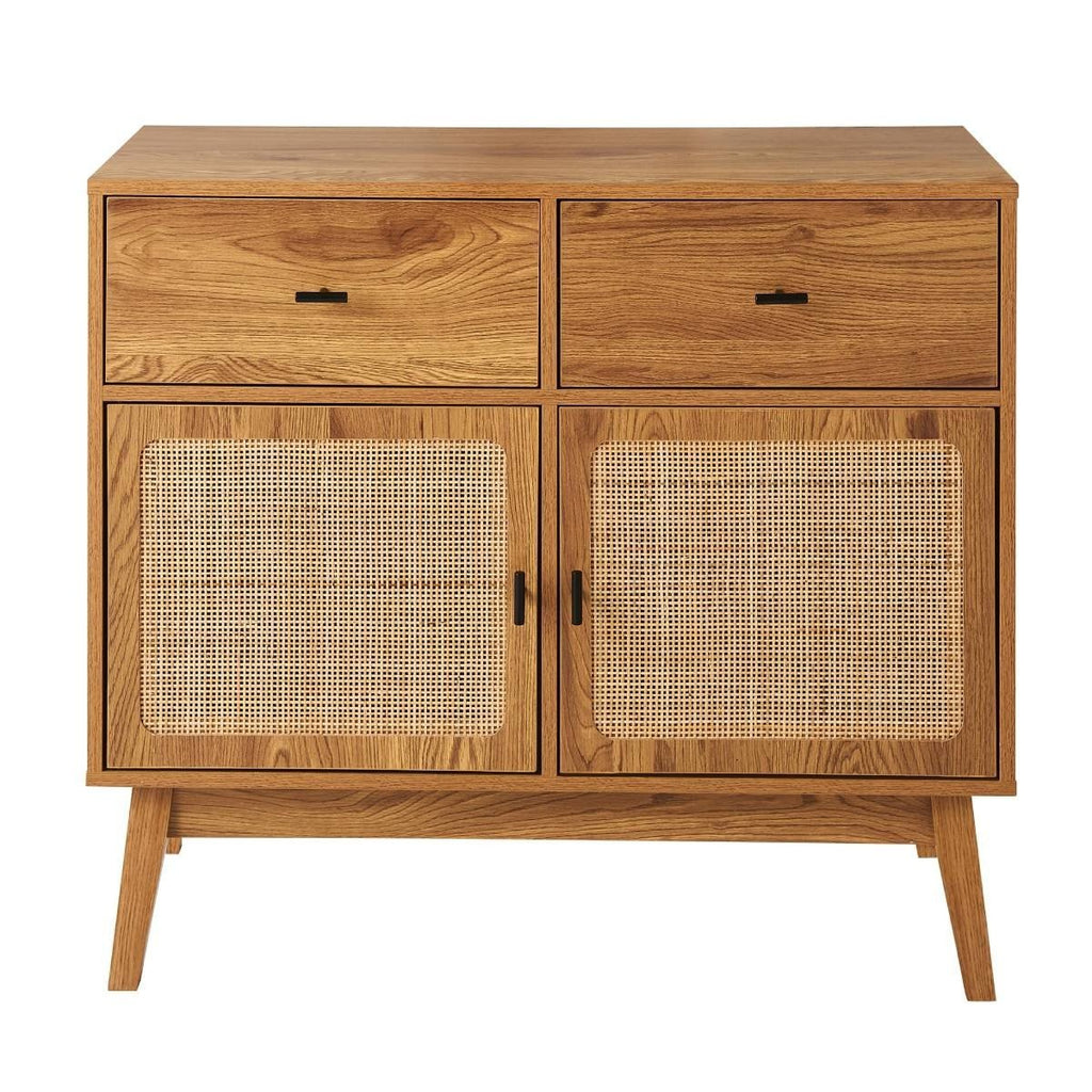 Alia - Commode 2 Tiroirs / 2 Portes - Rotin