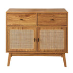 Alia - Commode 2 Tiroirs / 2 Portes - Rotin