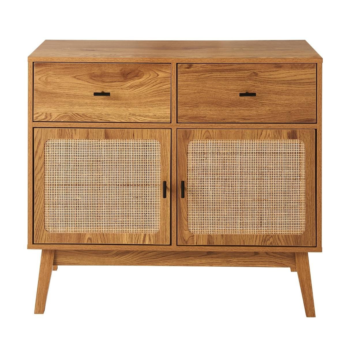 Alia - Commode 2 Tiroirs / 2 Portes - Rotin
