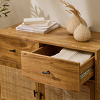 Alia - Commode 2 Tiroirs / 2 Portes - Rotin