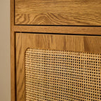 Alia - Commode 2 Tiroirs / 2 Portes - Rotin